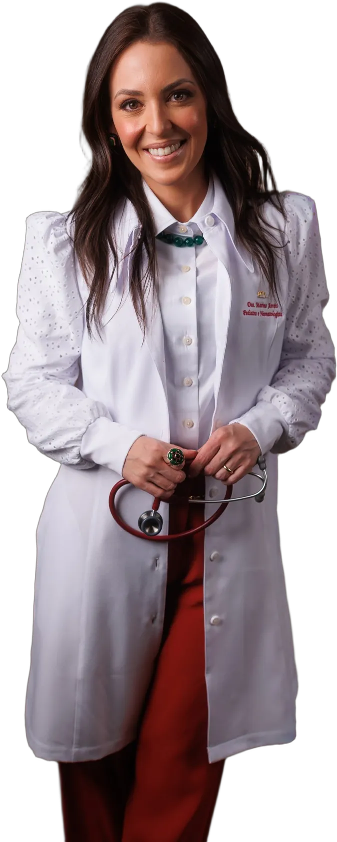 Dra. Marina Arrais, pediatra neonatologista para a sala de parto em Curitiba